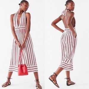 Urban Outfitters Striped Jumpsuit